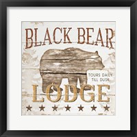 Black Bear Lodge Fine Art Print