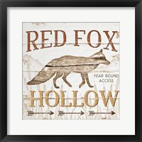 Red Fox Hoolow Fine Art Print