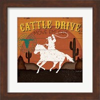 Cattle Drive Fine Art Print
