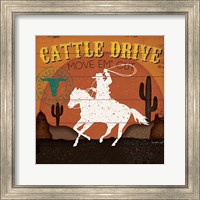 Cattle Drive Fine Art Print