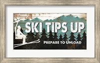 Ski Tips Up Fine Art Print