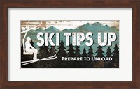 Ski Tips Up Fine Art Print