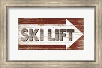 Ski Lift Fine Art Print