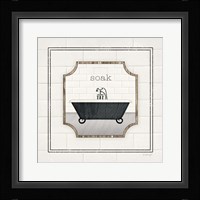 Soak Framed Print