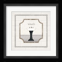 Wash Framed Print
