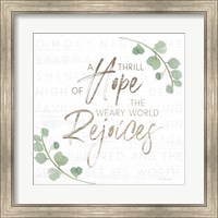 A Thrill of Hope Fine Art Print