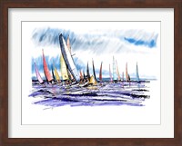 Sail Boats II Fine Art Print