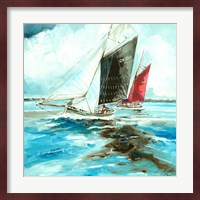 Racing Barges Fine Art Print