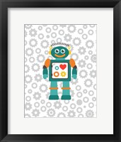 Robot V Framed Print