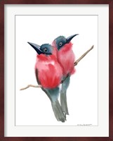 Red Bird Buddies Fine Art Print