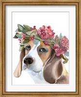 Flower Crown Puppy Fine Art Print