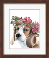 Flower Crown Puppy Fine Art Print
