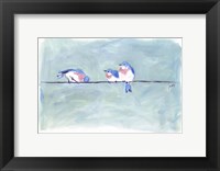 Birds on a Wire II Fine Art Print