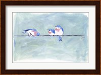 Birds on a Wire II Fine Art Print