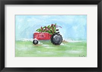 Tractor Christmas Fine Art Print