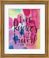 Love Rejoices Fine Art Print