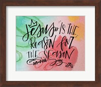 Jesus Is Watercolor Fine Art Print