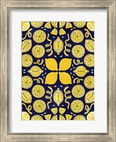 Otomi Lemon Navy Crop Fine Art Print
