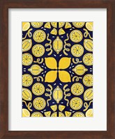 Otomi Lemon Navy Crop Fine Art Print