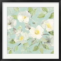 Fading Spring Blue - Bright White Crop Fine Art Print