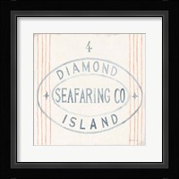 Floursack Nautical XI Framed Print