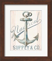 Floursack Nautical V Fine Art Print