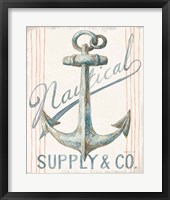 Floursack Nautical V Fine Art Print