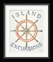 Floursack Nautical IV Framed Print