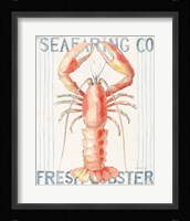 Floursack Nautical II Framed Print