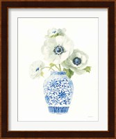 Floral Chinoiserie White II Fine Art Print