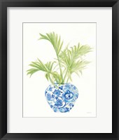 Palm Chinoiserie White II Fine Art Print