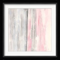 Whitewashed Blush I Framed Print