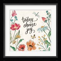 Boho Field V Framed Print