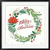 Holiday Joy I Merry Christmas Fine Art Print