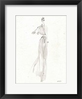 La Fashion IV Gray v2 Framed Print