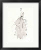 La Fashion II Gray v2 Framed Print