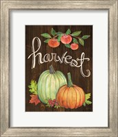 Autumn Harvest IV Walnut Fine Art Print