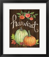 Autumn Harvest IV Walnut Framed Print