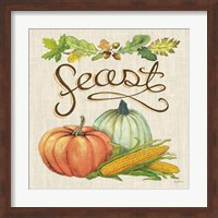 Autumn Harvest II Linen Fine Art Print