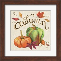 Autumn Harvest I Linen Fine Art Print