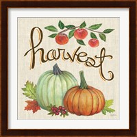 Autumn Harvest IV Linen Fine Art Print