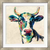 Expressionistic Cow II Fine Art Print