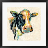 Expressionistic Cow I Framed Print