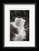 Tahquamenon Falls Michigan II BW Framed Print