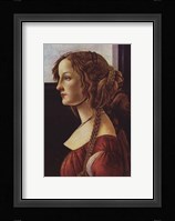 Portrait of Simonetta Vespucci Fine Art Print