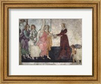 Venus and the Graces Offering Gifts to a Young Girl Fine Art Print