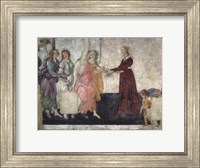Venus and the Graces Offering Gifts to a Young Girl Fine Art Print