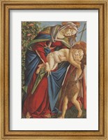 Madonna with Child Embracing the Young St John Fine Art Print