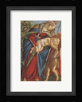 Madonna with Child Embracing the Young St John Fine Art Print
