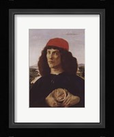 Portrait of a Man with a Medal of Cosimo the Elder Fine Art Print